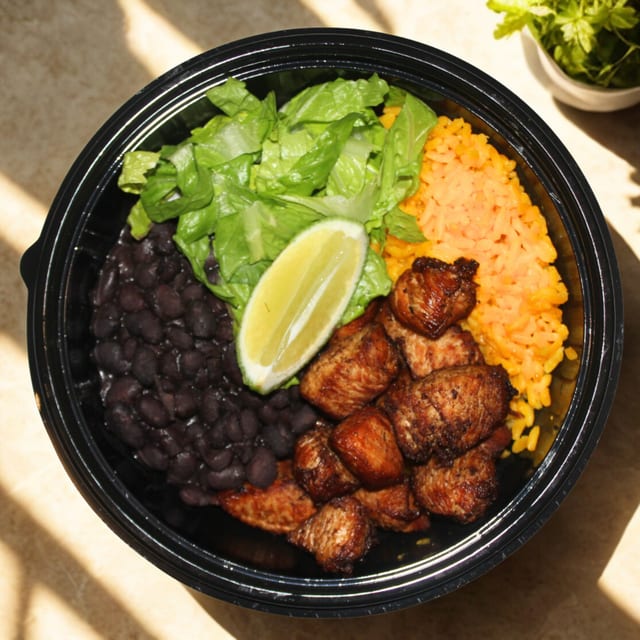 Chicken chunks Bowl.