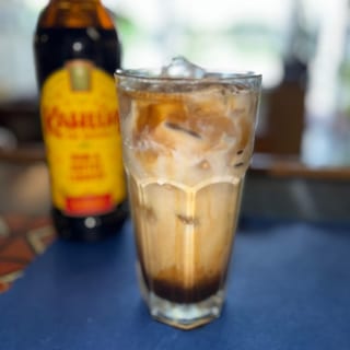 Iced Cafe Con Leche