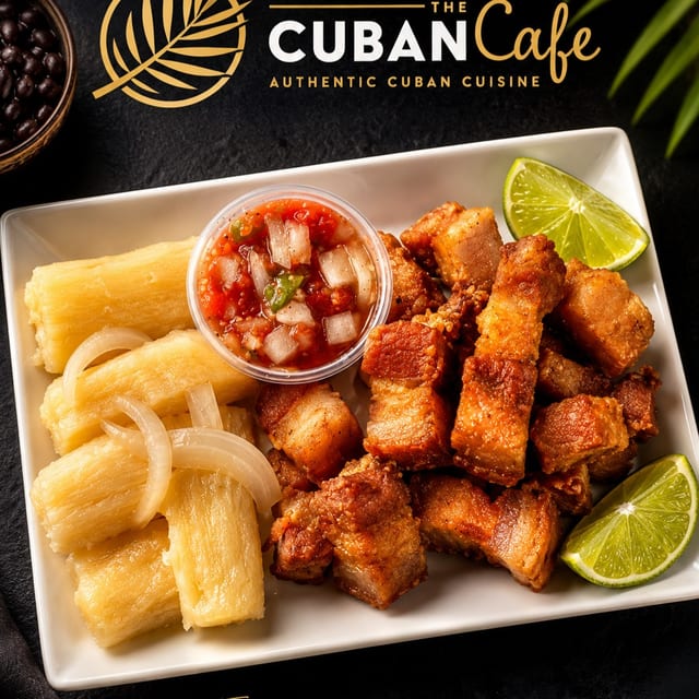 Chicharron con Yuca.